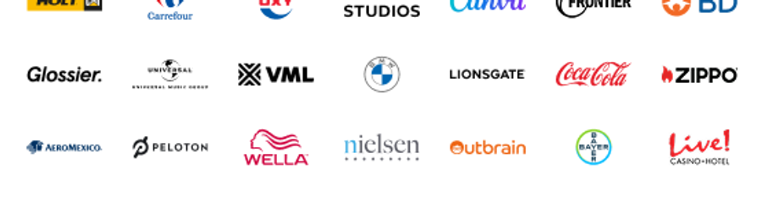 Carrefour, Canva, BBC Studios, Coca-Cola, BMW, Lionsgate, Glossier, Universal Music Group, VML, Peloton, Wella, Nielsen, Bayer y otras marcas usan monday.com